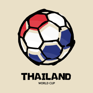 Thailand Football Country Flag T-Shirt