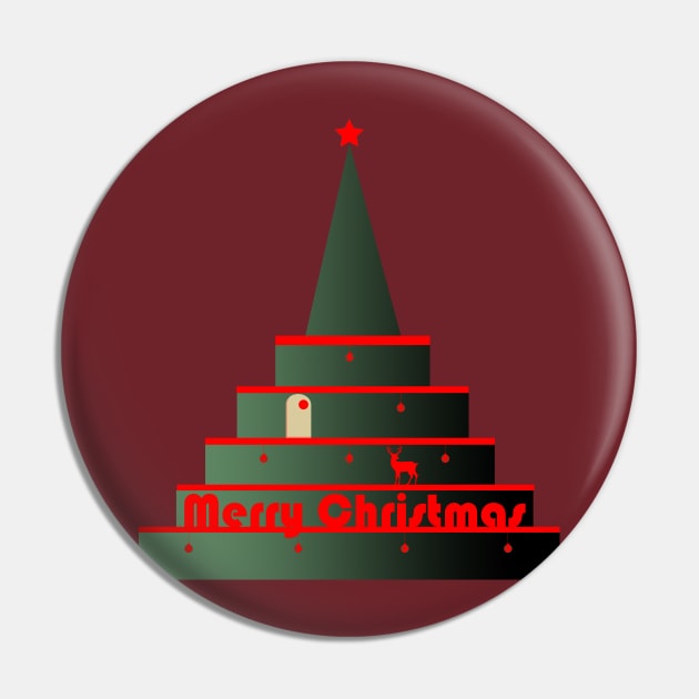 Merry Christmas Pin by tunali