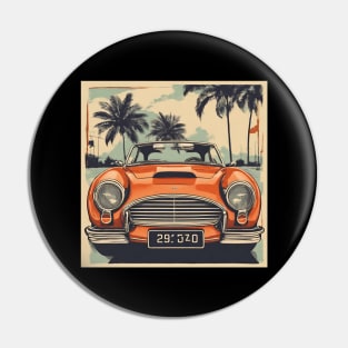 retro sport car vintage old money Pin