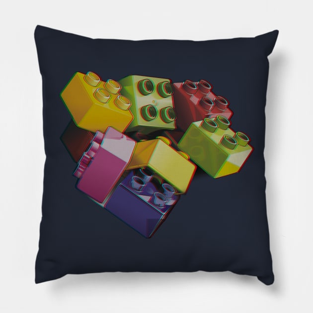 Blocks Pillow by denissmartin2020