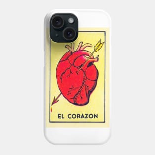 El Corazon Loteria Phone Case