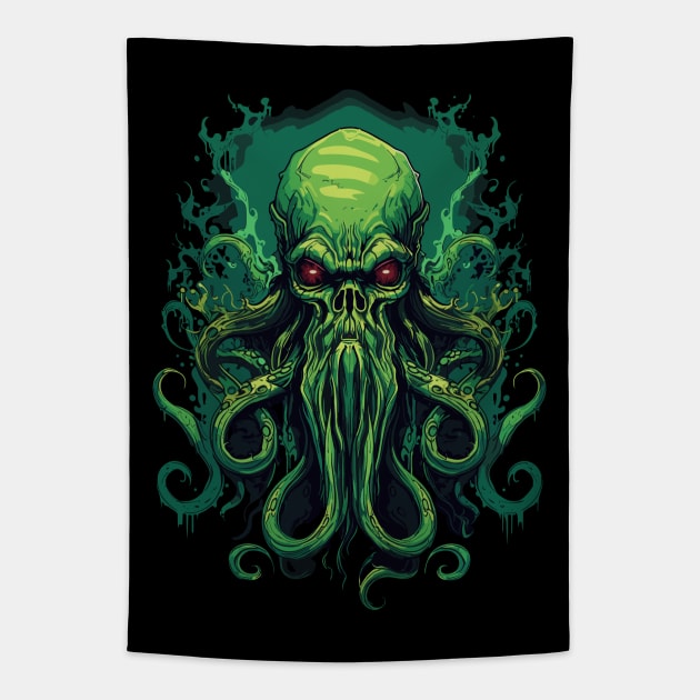 Cthulhu! Tapestry by Atomic Blizzard