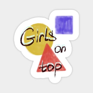 Girls on top Magnet