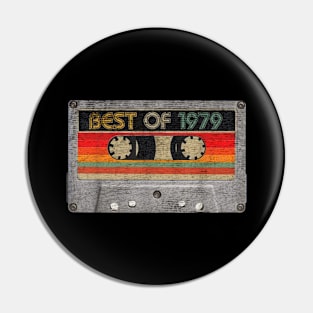 Best Of 1979 42nd Birthday Gifts Cassette Pin