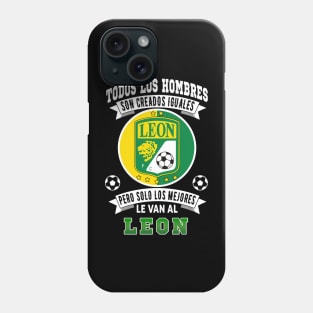 Playera La Fiera de Leon Solo Los Mejores le Van al Leon futbol mexicano Phone Case