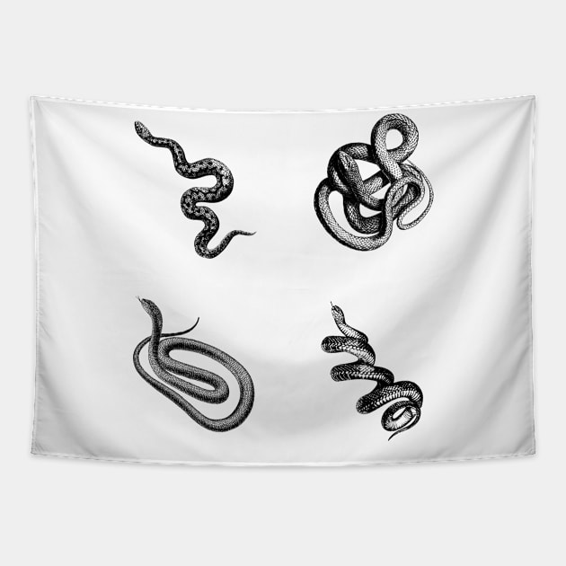 Snake vibes Tapestry by Illume Stickers