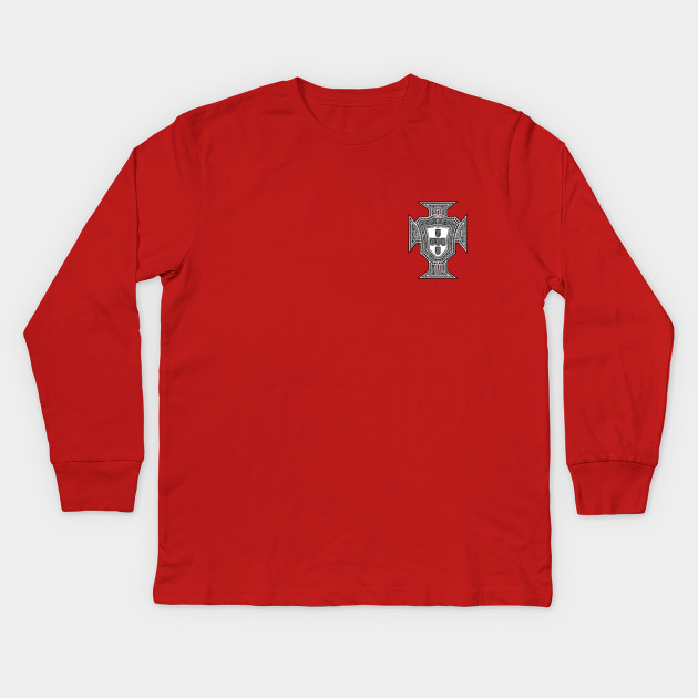Portugal National Football Team Doodle Logo Portugal Soccer Kids Long Sleeve T Shirt Teepublic