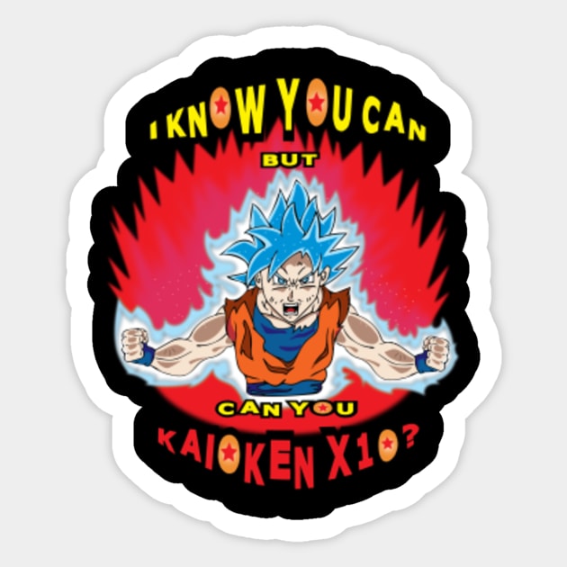 goku super saiyan blue kaioken Classic | Sticker