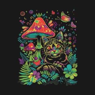 Cottagecore Aesthetic Cat Knickknacks T-Shirt