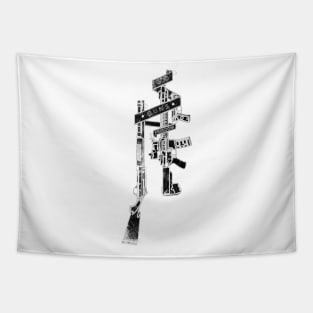 God Guns Freedom Tapestry