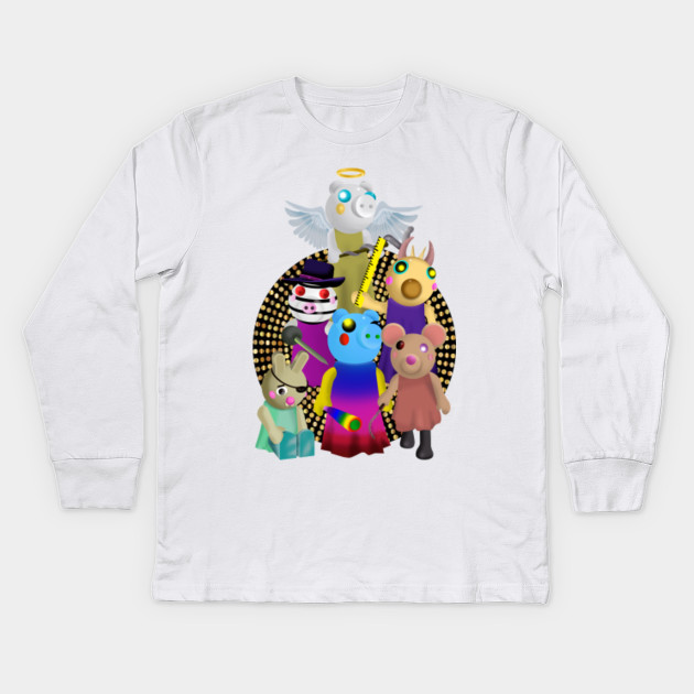 Piggy Roblox Family 2 Piggy Roblox Camiseta De Manga Larga Ninos Teepublic Mx - camisetas beisbol roblox teepublic mx