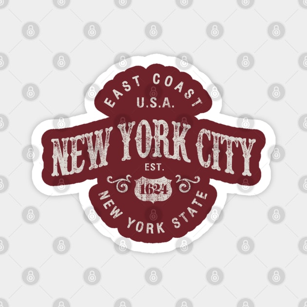 New York City Magnet by Designkix