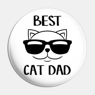 Best cat dad new print design Pin