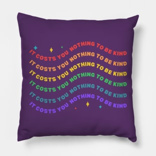 It Costs You Nothing to be Kind - BTS j-hope = Equal Sign Pillow