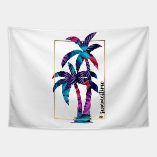 Summertime. Palm Tapestry