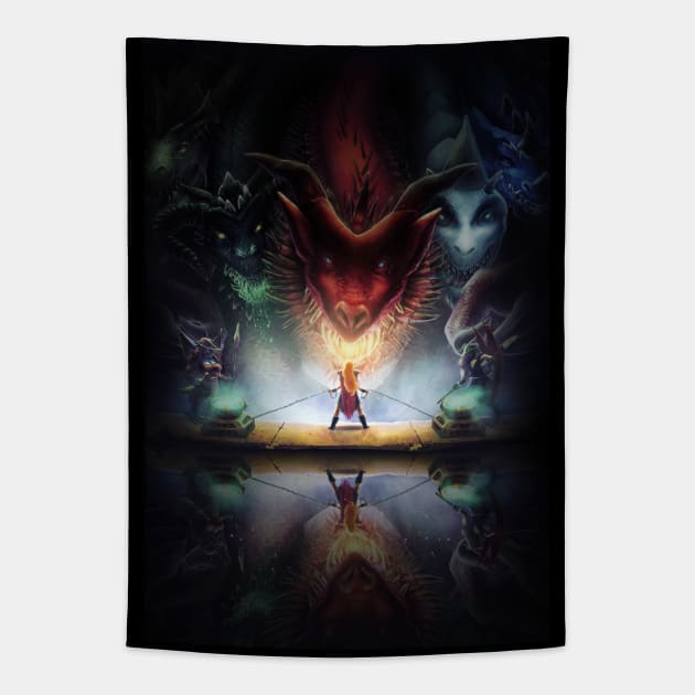 Tiamat Tapestry by tfernandesart