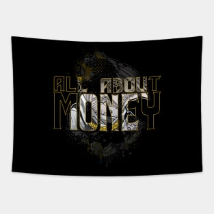 all about money Tapestry