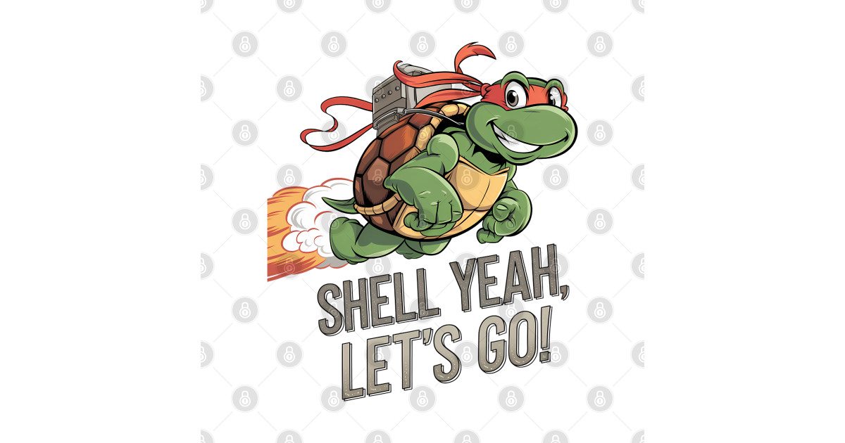 Shell Yeah Turtle Rocket Adventure - Funny Turtle - T-Shirt | TeePublic