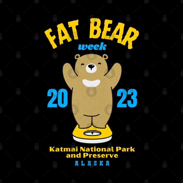 Fat Bear Week 2023 Original Aesthetic Tribute 〶 by Terahertz'Cloth