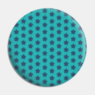 Blue Stars Seamless Pattern 030#001 Pin