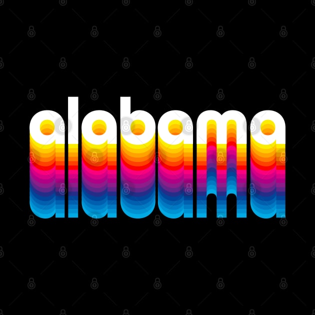 Alabama Pride - I Love Alabama - Vintage Alabama T-Design by Vector Deluxe