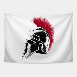 Spartan helmet Tapestry