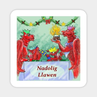 NADOLIG LLAWEN (JOLLY YULE) Magnet