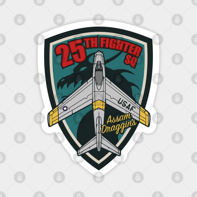 F-86 Sabre 25th Fighter Squadron Magnet by TCP