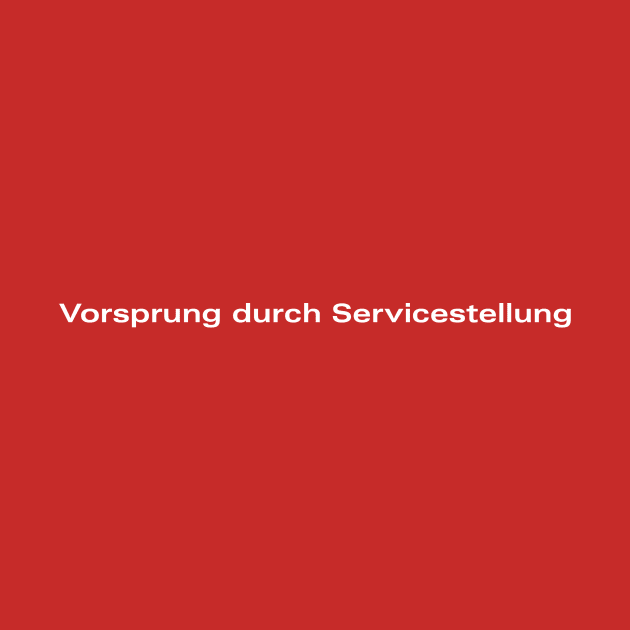 Vorsprung durch Servicestellung (Weiß) by emilio