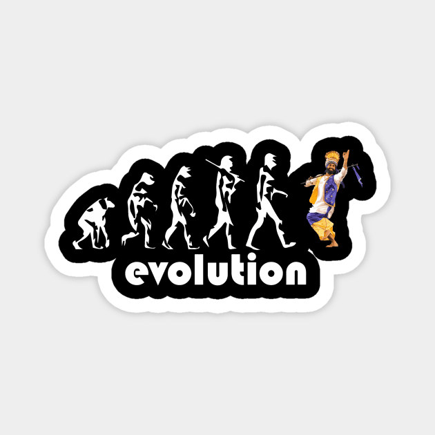 Punjabi Evolution Magnet by Weirdcore