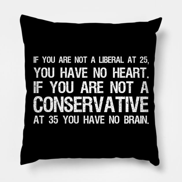 Political Anti-Communist Socialist Patriotic Conservative Pillow by Styr Designs