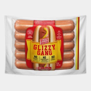 Glizzy Gang Pack of Hot Dogs Tapestry