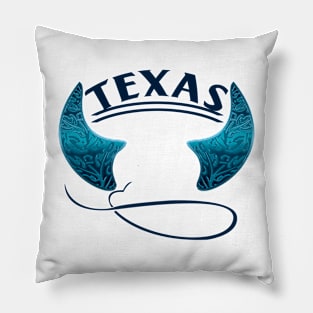 Texas cowboy culture with an Egyptian twist and spirit Pillow