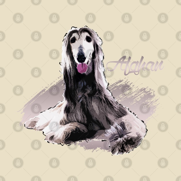 Afghan Hound by Nartissima