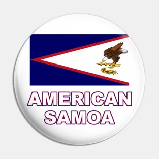 The Pride of American Samoa - American Samoan Flag Design Pin