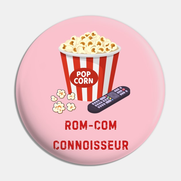 Rom-Com Connossieur Pin by Dorky Donkey Designs