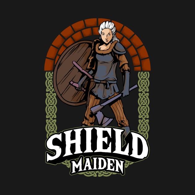 Shield Maiden Female Viking Warrior Norse Myth by theperfectpresents