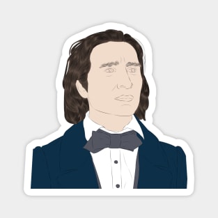 Franz Liszt - Portrait Magnet