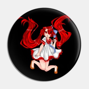 Cute red sailor anime girl Pin