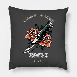 Daggers & Roses Pillow