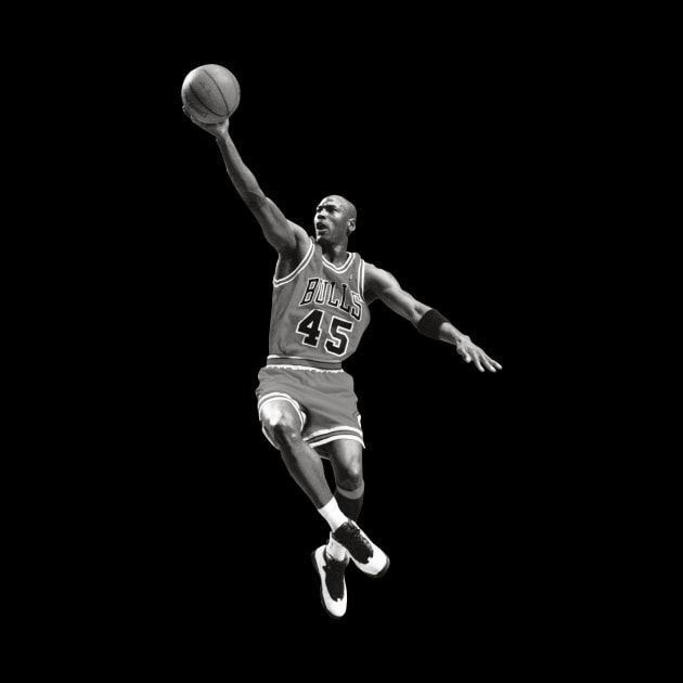 Michael Jordan B/W by Trukoleng