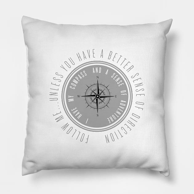 Compass Pillow by FashionPulse