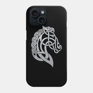 Celtic Horse Silver Grey Blend Phone Case