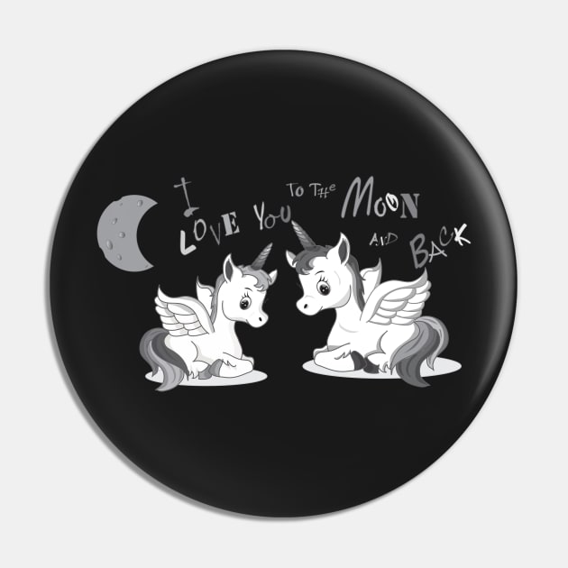 I love you to the moon and back licorn NB - I love you to the moon unicorn black white Pin by Arzeglup