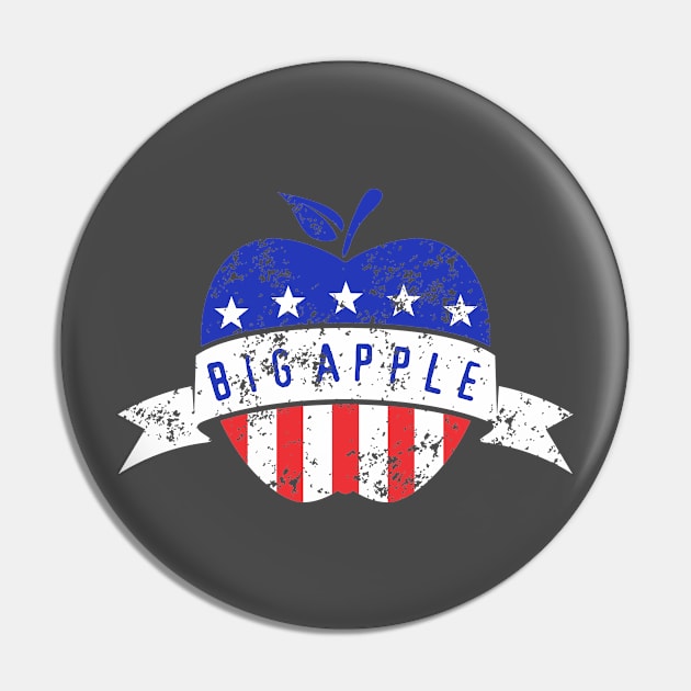 Big Apple Pin by denufaw