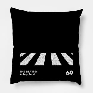 Abbey Road / Minimal Graphic Design Tribute Pillow