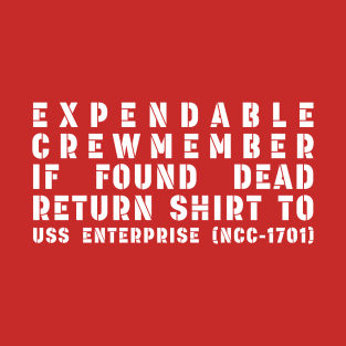 Expendable Crewmember T-Shirt