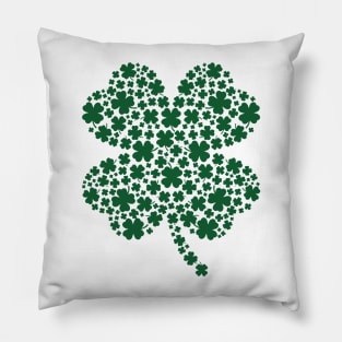 Shamrock St. Patrick's Day Clover Pillow