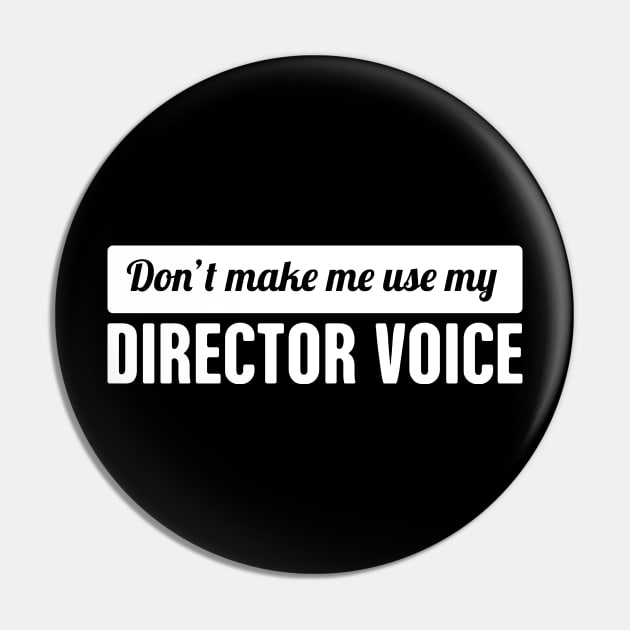 Director Voice | Musical Theater & Stage Drama Pin by MeatMan