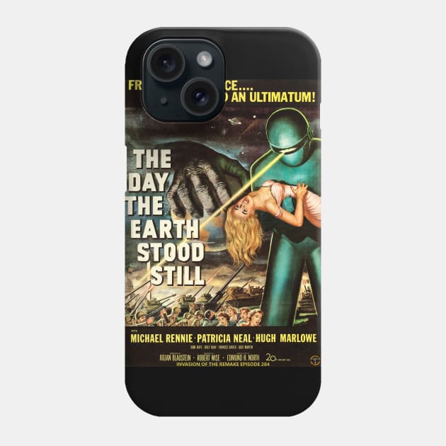 The Day The Earth Stood Still Phone Case by Invasion of the Remake